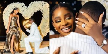Juma Jux Proposes to Priscillia Ojo Again- This Time in Front of Family and Friends