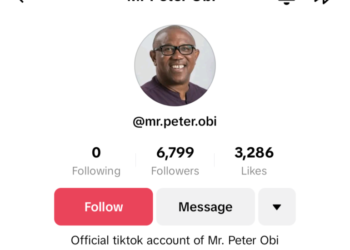Peter Obi Joins Tiktok, Days After El-Rufai’s Entry