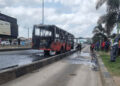 BRT Bus Fire in Lagos: How Passengers Narrowly Escaped a Deadly Blaze
