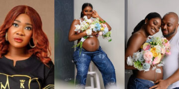 Mercy Johnson Reacts Emotionally to Chizzy Alichi’s First Childbirth