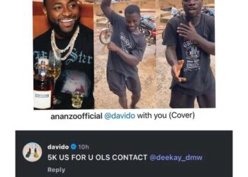 Davido Shocks Ghanaian Fan With $5K Gift After Emotional Song Cover Goes Viral!”