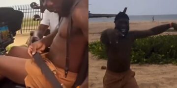 [Watch Video] Burna Boy Celebrates After Successfully Flying a Helicopter