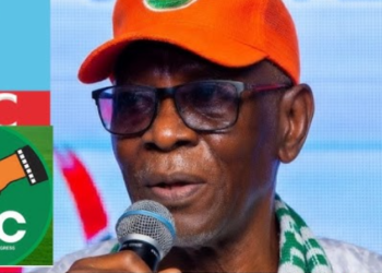 Oyegun’s ‘APC’ Slip at ADC Convention Sparks Laughter, Raises Questions About Political Realignments